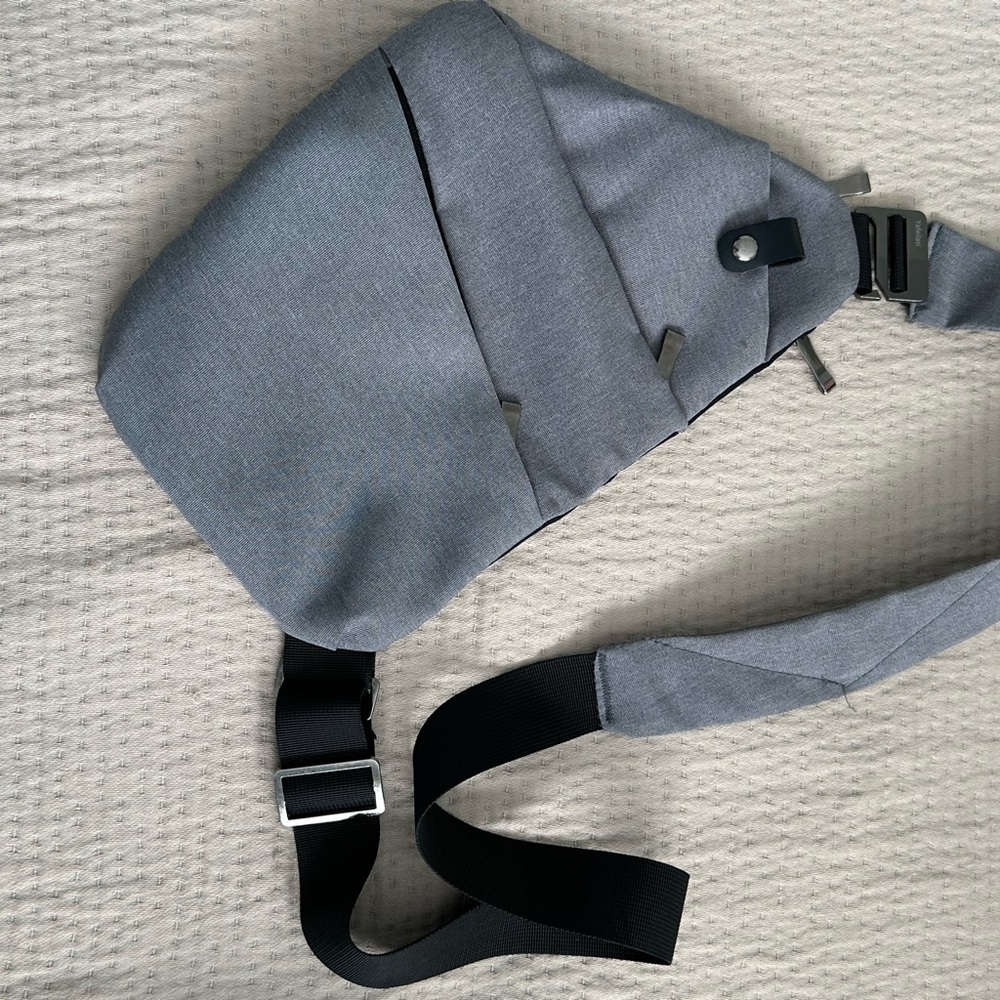 Gray Sling Bag